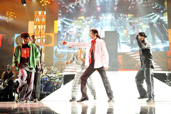 Michael Jackson's This Is It : Photo Michael Jackson, Kenny Ortega
