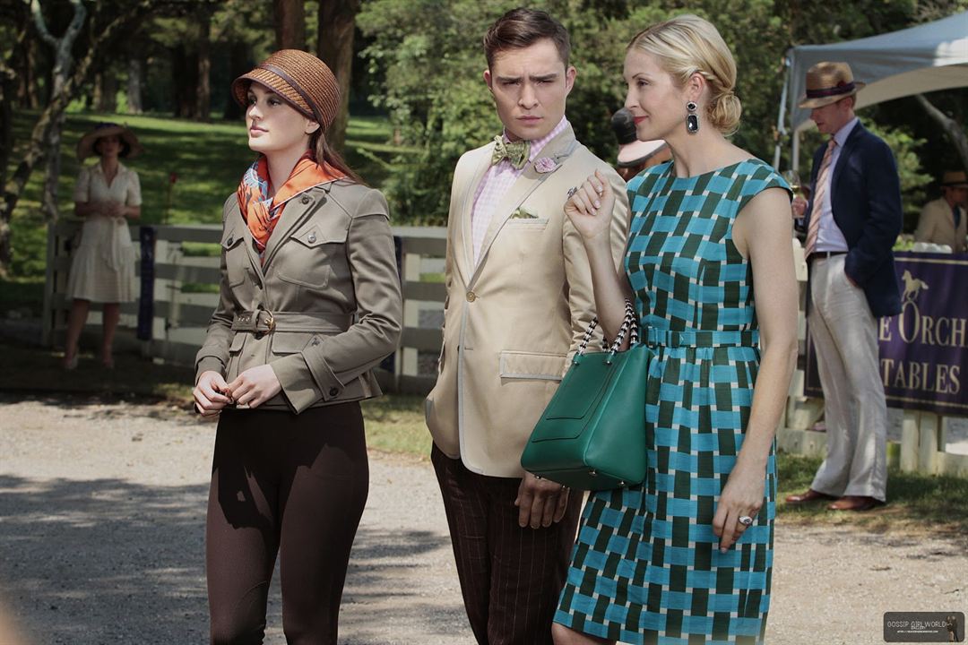 Gossip Girl : Affiche Kelly Rutherford, Leighton Meester, Ed Westwick