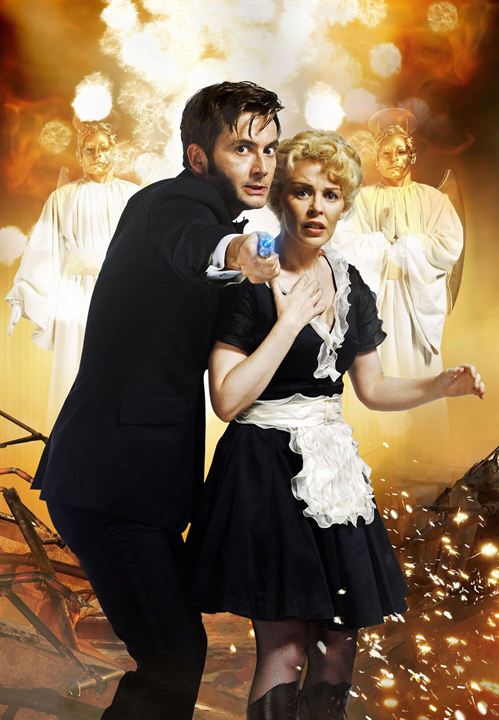 Doctor Who (2005) : Photo Kylie Minogue, David Tennant