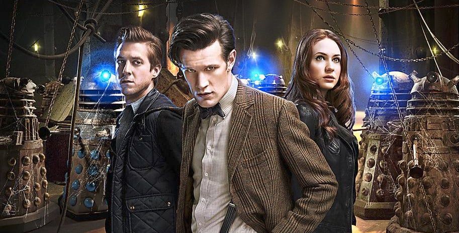 Doctor Who (2005) : Photo Matt Smith (XI), Arthur Darvill, Karen Gillan