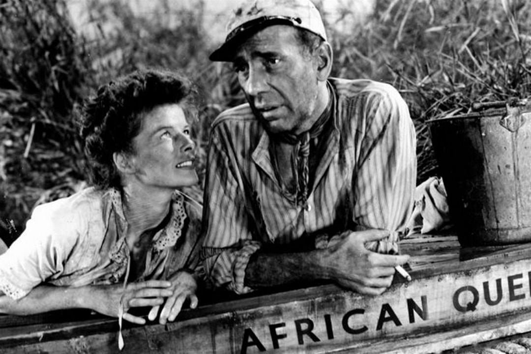 La Reine africaine : Photo Humphrey Bogart, Katharine Hepburn