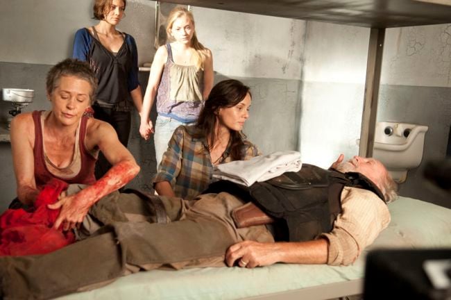 The Walking Dead : Photo Sarah Wayne Callies, Lauren Cohan, Emily Kinney, Scott Wilson (II), Melissa McBride