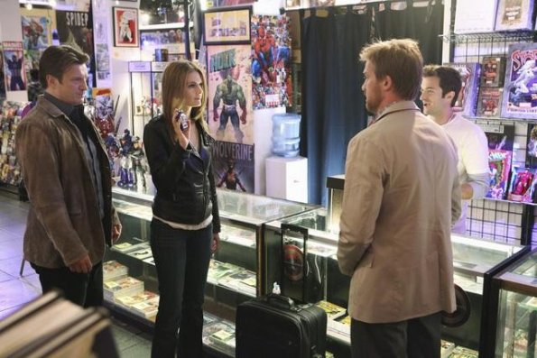 Castle : Photo Eric Tiede, Stana Katic, Kenneth Mitchell, Nathan Fillion