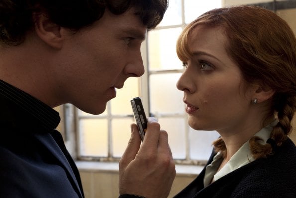 Sherlock : Photo Katherine Parkinson, Benedict Cumberbatch