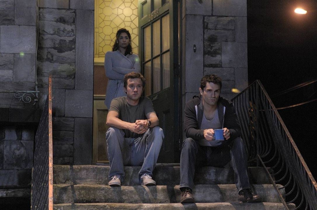 Photo Sam Huntington, Sam Witwer, Meaghan Rath