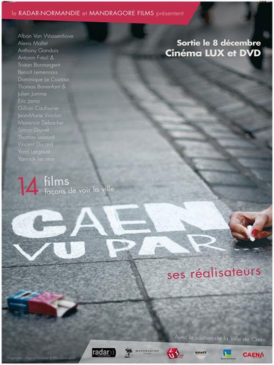 Caen vu par... : Affiche Vincent Ducard, Thomas Lesourd, Antonin Frésil, Tristan Bonnargent, Alban Van Wassenhove