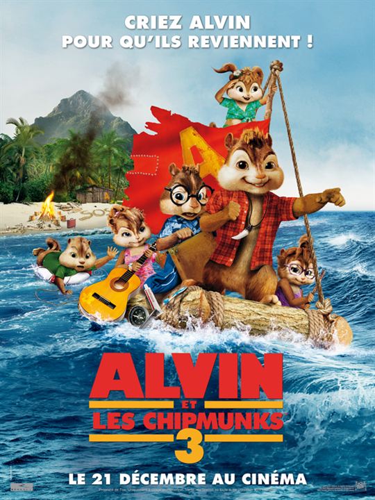 Alvin et les Chipmunks 3 : Affiche