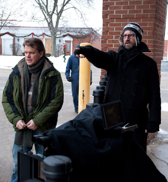 Contagion : Photo Matt Damon, Steven Soderbergh