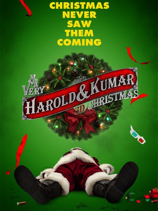 Le Joyeux Noël d'Harold et Kumar : Affiche
