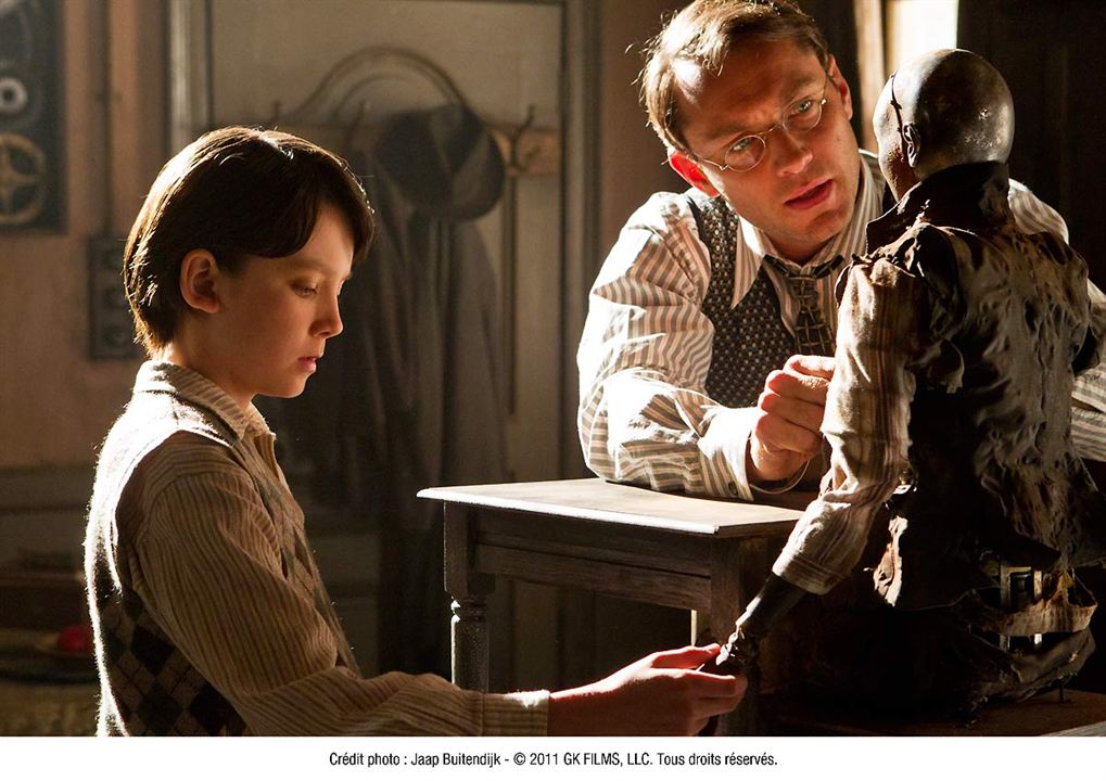 Hugo Cabret : Photo Asa Butterfield, Jude Law