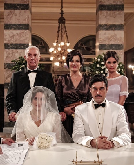 Photo Özge Borak, Hande Soral, İlhan Şeşen, Burak Hakkı