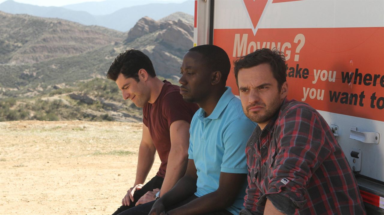 New Girl : Affiche Max Greenfield, Jake Johnson, Lamorne Morris