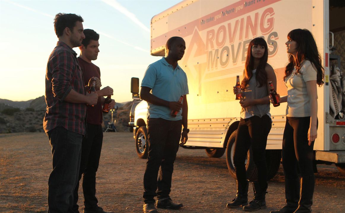 New Girl : Photo Max Greenfield, Jake Johnson, Zooey Deschanel, Hannah Simone, Lamorne Morris