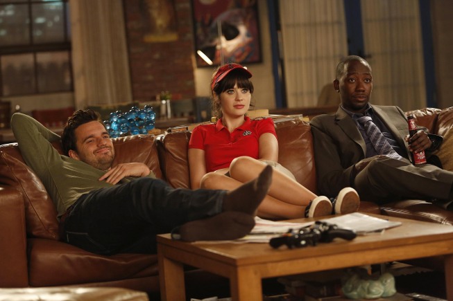 New Girl : Photo Jake Johnson, Zooey Deschanel, Lamorne Morris