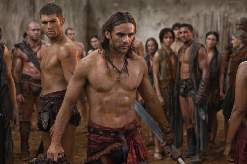 Spartacus : Photo Liam McIntyre, Dustin Clare