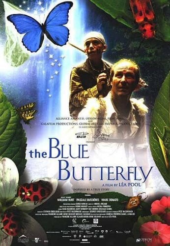 Le Papillon bleu : Affiche