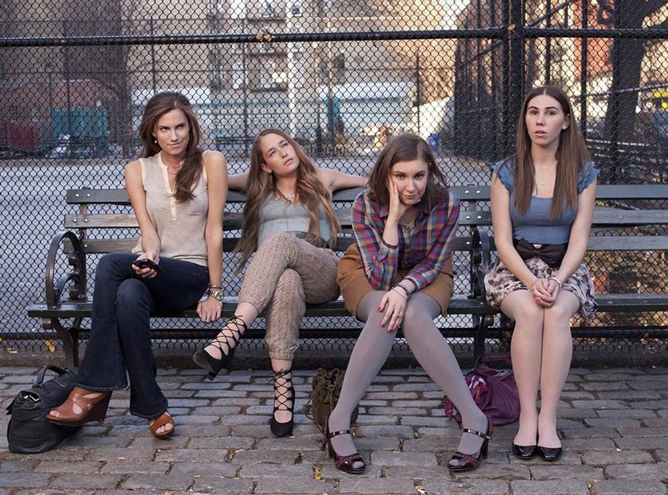 Girls : Photo Lena Dunham, Jemima Kirke, Allison Williams, Zosia Mamet