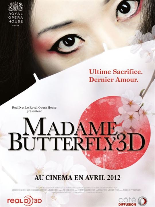 Madame Butterfly 3D (Côté diffusion) : Affiche