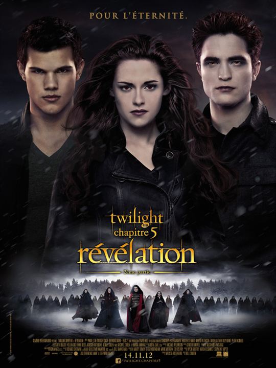 Twilight - Chapitre 5 : Révélation 2e partie : Affiche