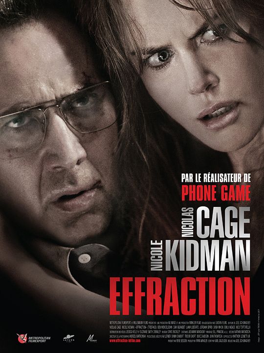 Effraction : Affiche