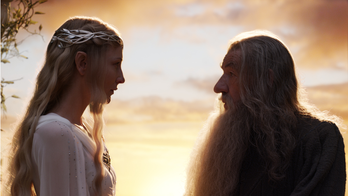 Le Hobbit : un voyage inattendu : Photo Cate Blanchett, Ian McKellen