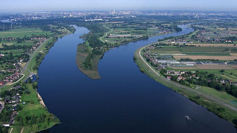 Die Elbe von oben : Photo