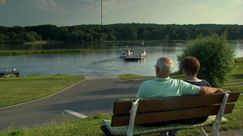 Die Elbe von oben : Photo