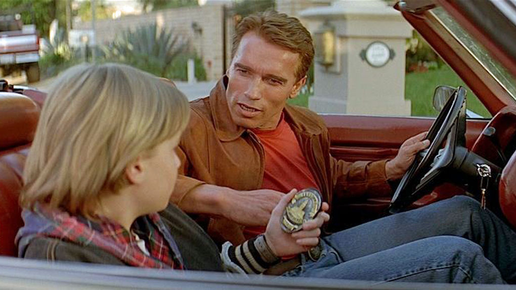 Arnold Schwarzenegger... dans "Last Action Hero"