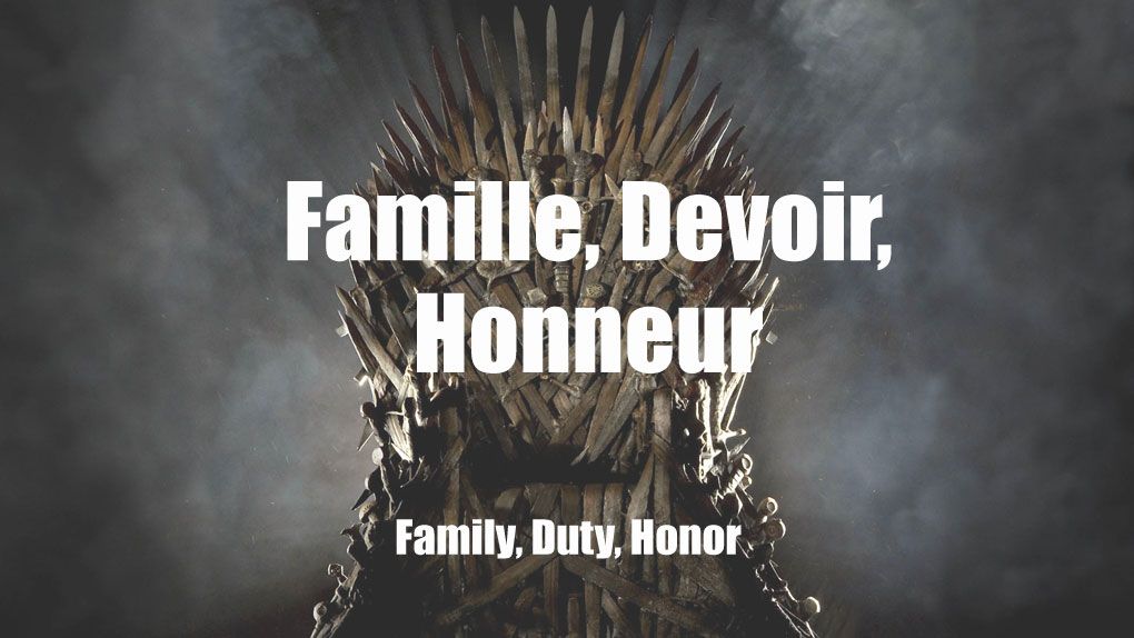 Game of Thrones savezvous à quelles maisons appartiennent ces devises ? Cette devise