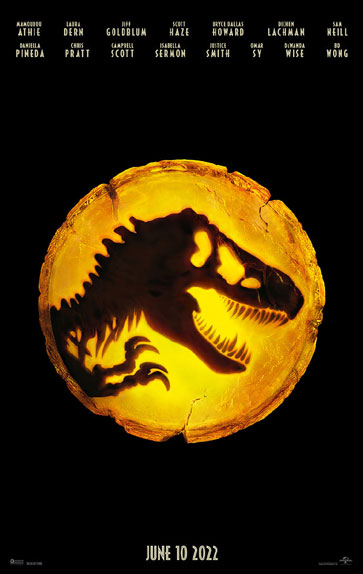 Poster teaser de Jurassic World : Le Monde d'après