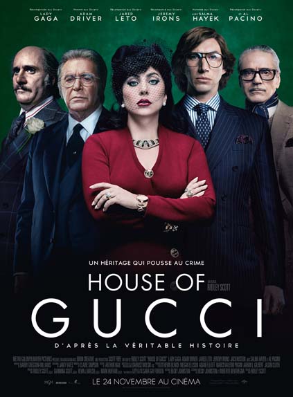 House of Gucci avec Lady Gaga, Adam Driver, Jared Leto...