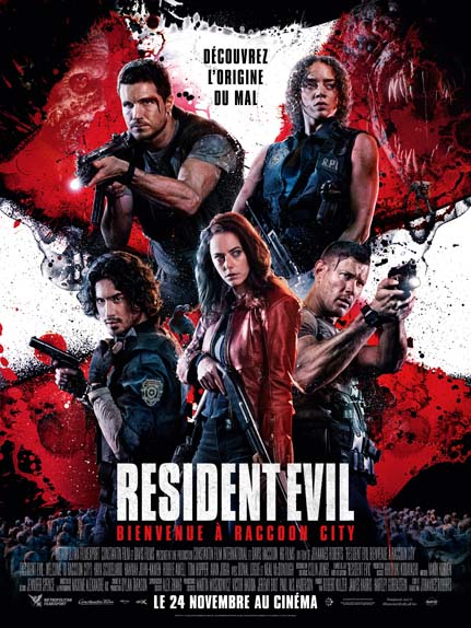 Resident Evil : Bienvenue à Raccoon City avec Kaya Scodelario, Avan Jogia, Hannah John-Kamen...
