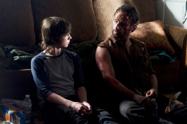 The Walking Dead : Photo Chandler Riggs, Andrew Lincoln