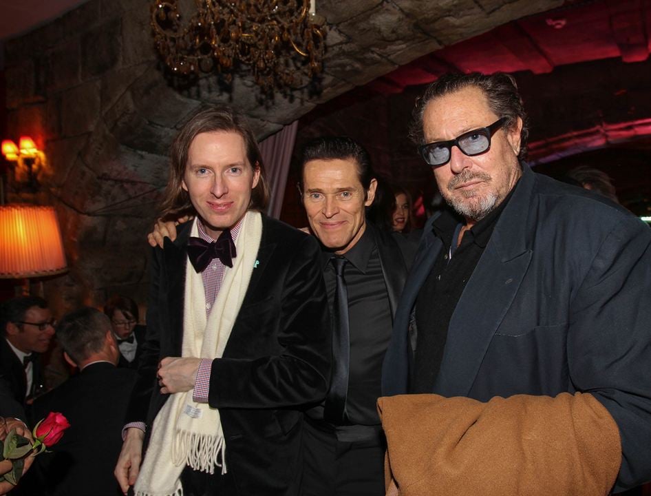 The Grand Budapest Hotel : Photo promotionnelle Willem Dafoe, Julian Schnabel, Wes Anderson