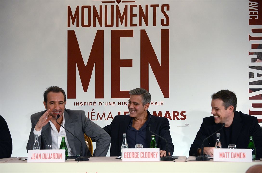 Monuments Men : Photo promotionnelle Matt Damon, George Clooney, Jean Dujardin