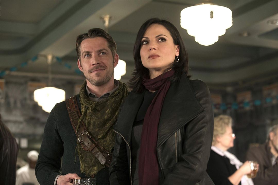 Once Upon a Time : Photo Lana Parrilla, Sean Maguire