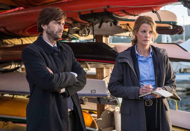 Photo David Tennant, Anna Gunn
