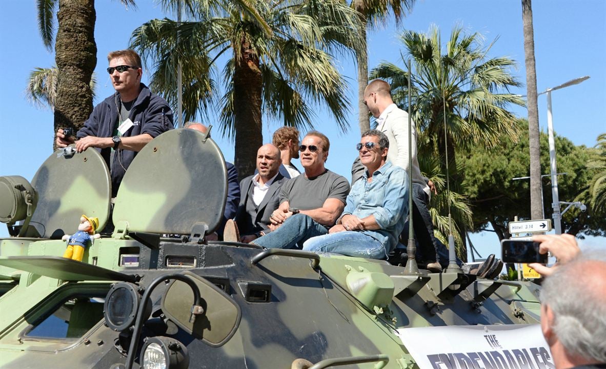 Expendables 3 : Photo promotionnelle Arnold Schwarzenegger, Randy Couture, Antonio Banderas