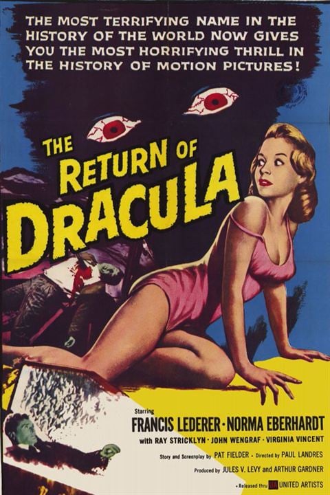 Le Retour de Dracula : Affiche