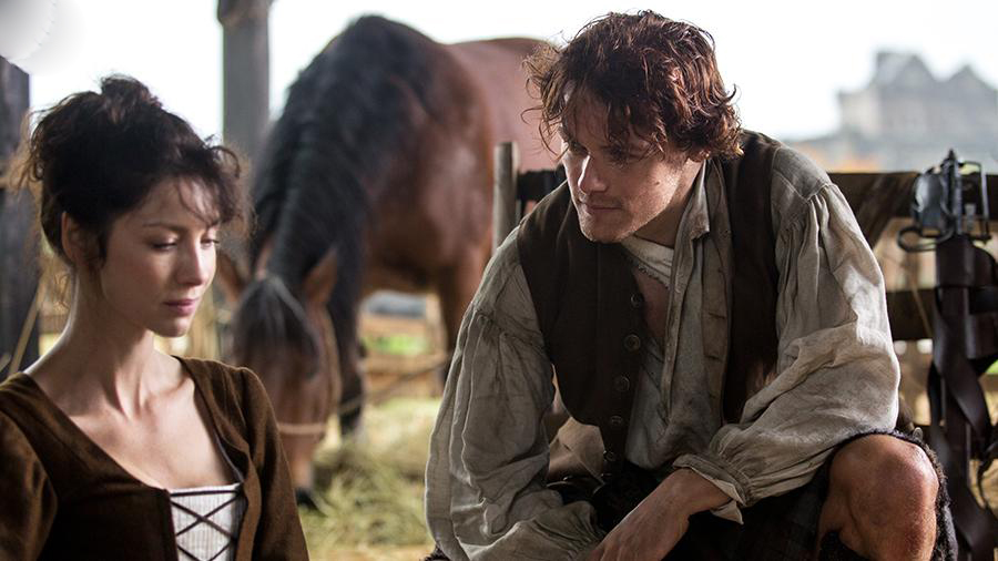 Outlander : Photo Caitriona Balfe, Sam Heughan