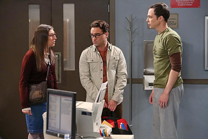 The Big Bang Theory : Photo Mayim Bialik, Jim Parsons, Johnny Galecki