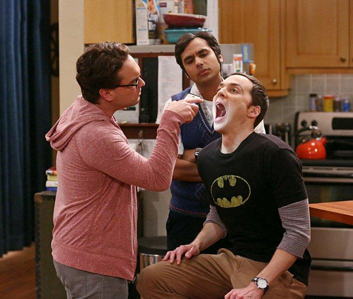 The Big Bang Theory : Photo Kunal Nayyar, Jim Parsons, Johnny Galecki