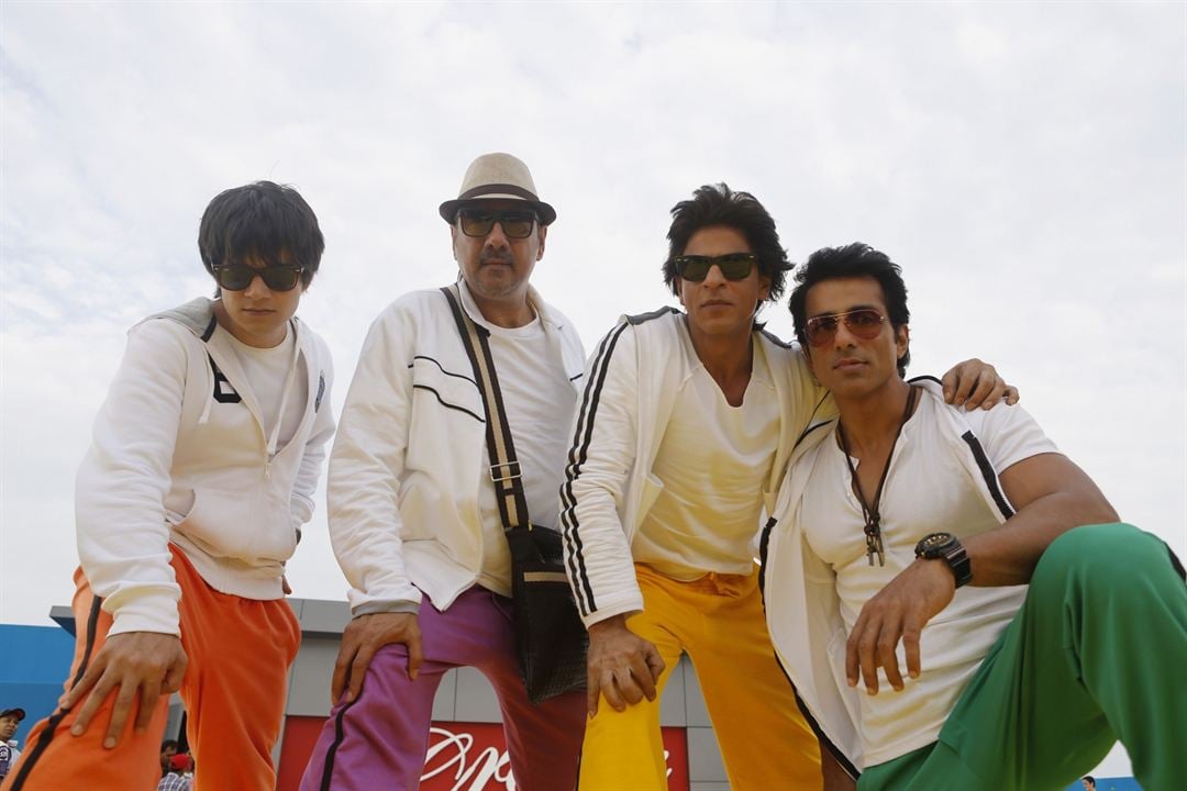 Happy New Year : Photo Boman Irani, Sonu Sood, Vivaan Shah, Shah Rukh Khan