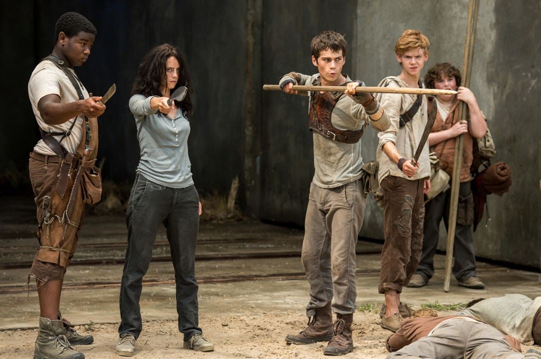 Le Labyrinthe : Photo Kaya Scodelario, Dexter Darden, Dylan O'Brien, Blake Cooper, Thomas Brodie-Sangster