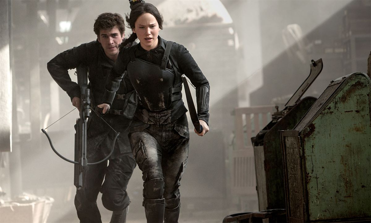 Hunger Games - La Révolte : Partie 1 : Photo Jennifer Lawrence, Liam Hemsworth