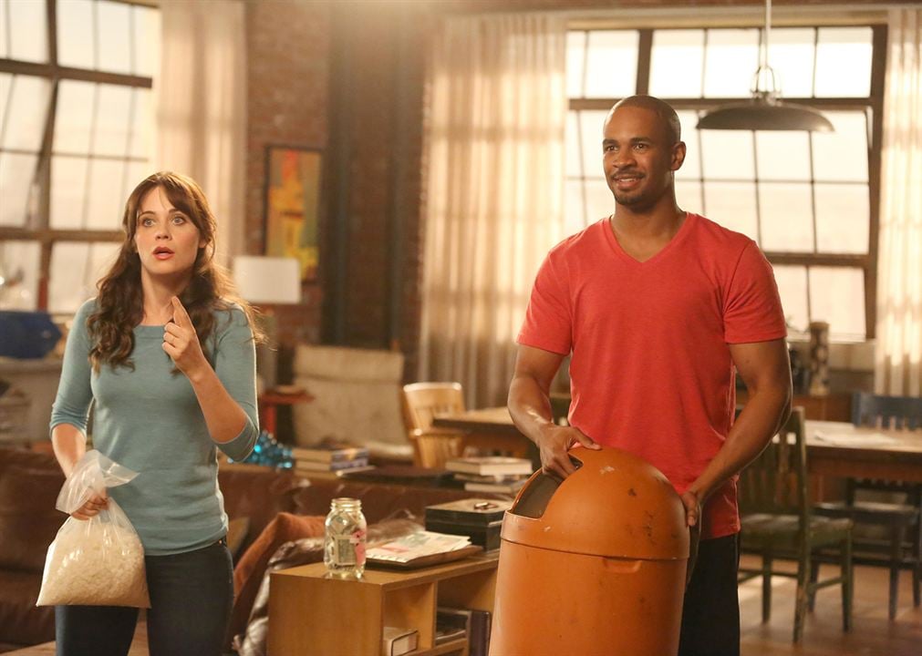 New Girl : Photo Zooey Deschanel, Damon Wayans Jr.