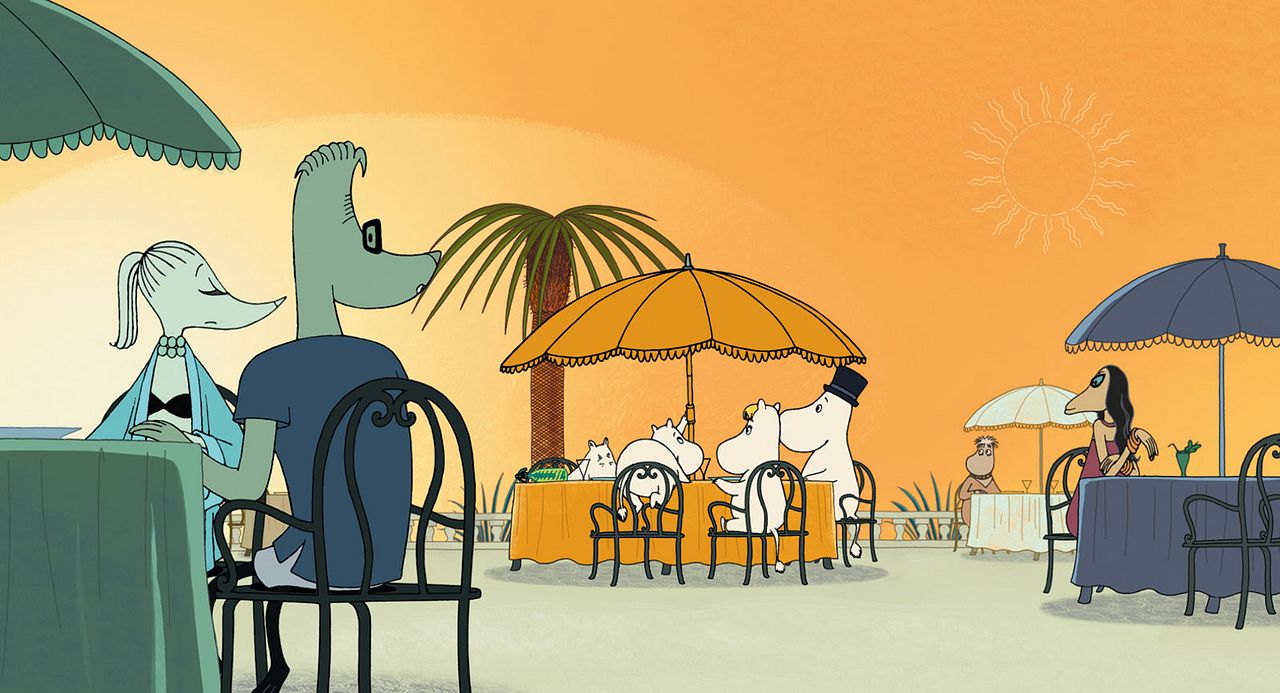 Les Moomins sur la Riviera : Photo