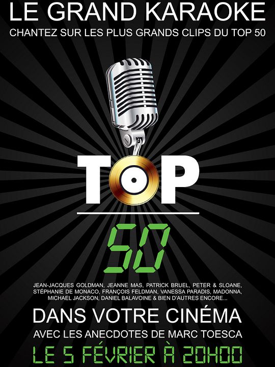 Top 50 (Côté Diffusion) : Affiche