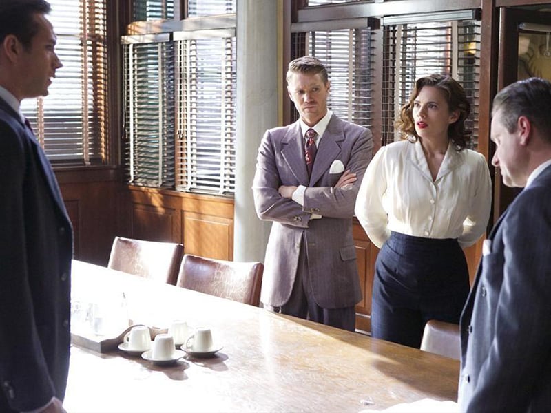 Agent Carter : Photo Hayley Atwell, Chad Michael Murray