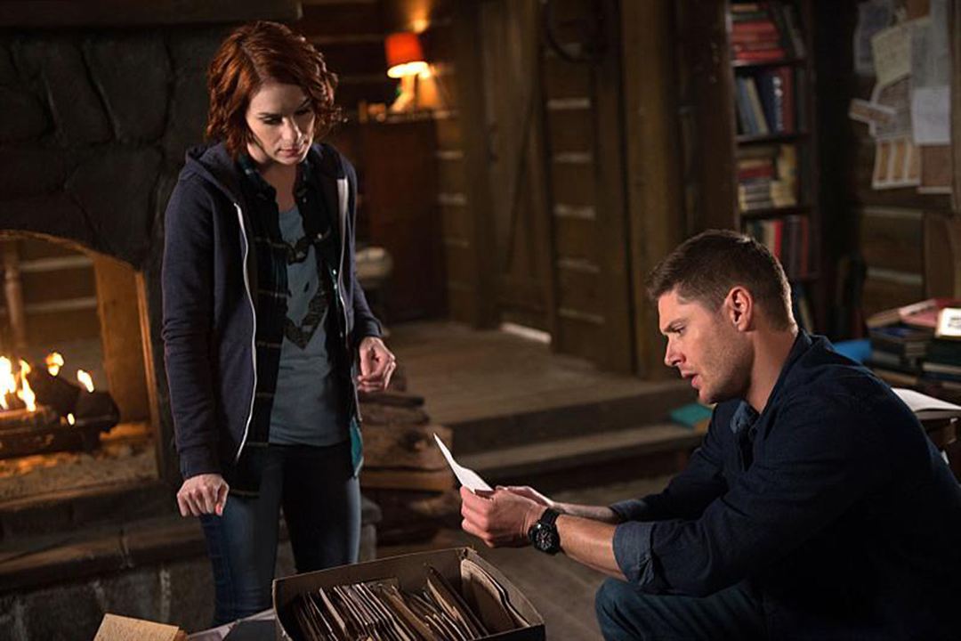 Supernatural : Photo Felicia Day, Jensen Ackles